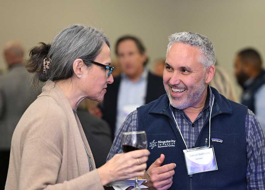 VANE members in conversation at a pitch meeting